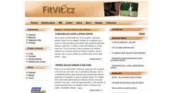 Desktop Screenshot of fitvit.cz