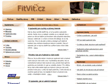 Tablet Screenshot of fitvit.cz